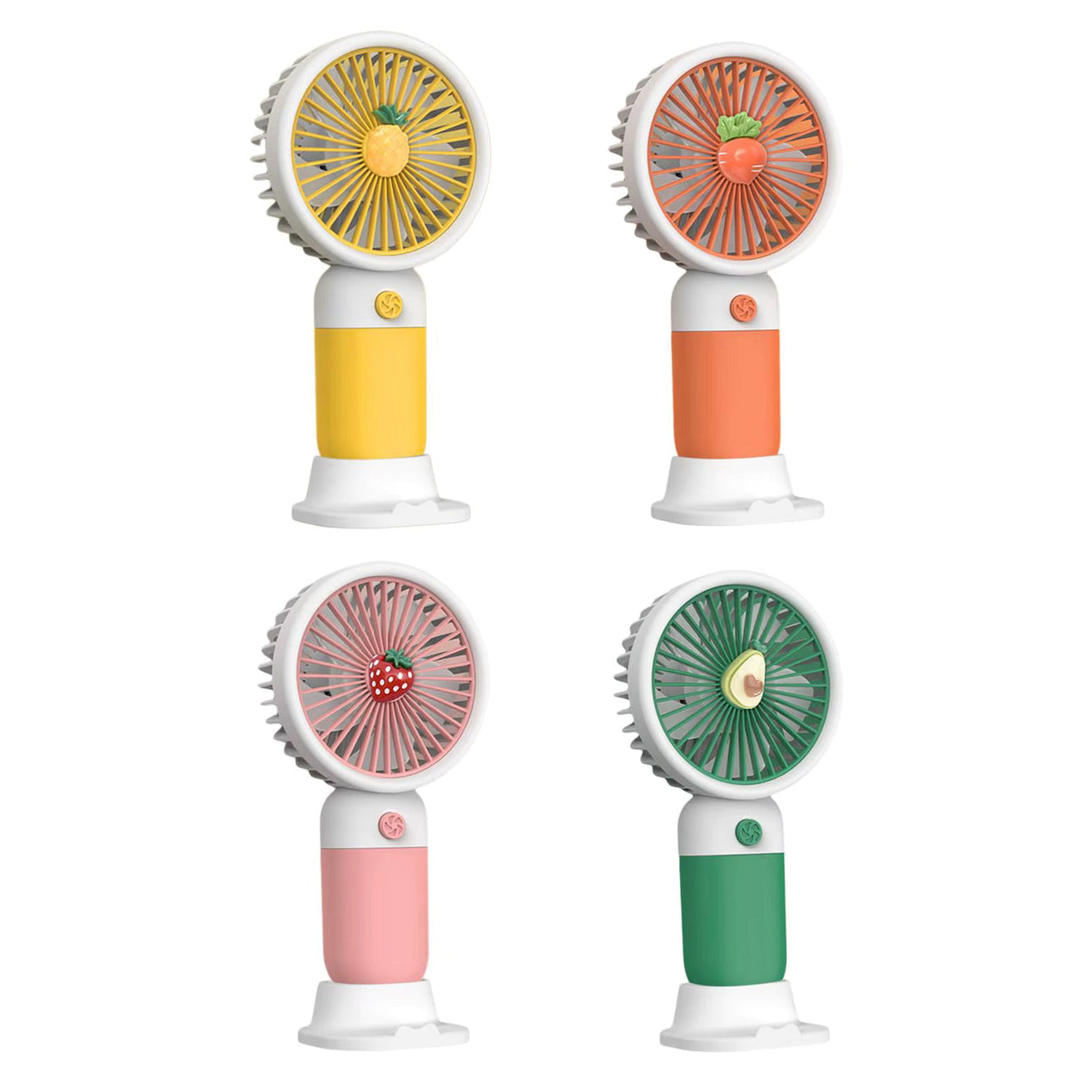 MTech Tragbarer Handventilator – Starker Wind, Geräuschlos, Wiederaufladbarer Mini-Ventilator mit Basis | Karnz