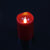 LED-Kerzen aus Kunststoff 6 Stk. in rot (5,0 x 7,4 cm.) | Karnz