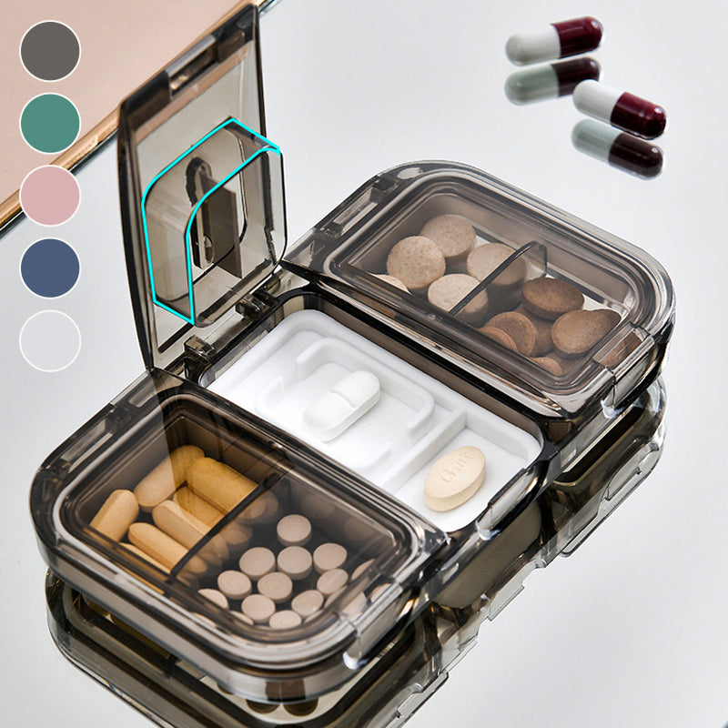 Rechteckige Pillenbox Organizer Behälter | Karnz