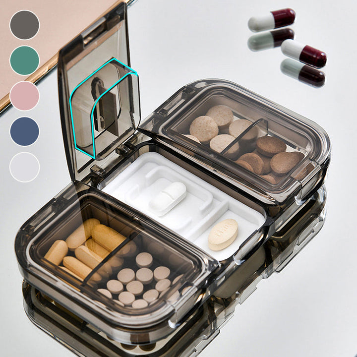 Rechteckige Pillenbox Organizer Behälter | Karnz