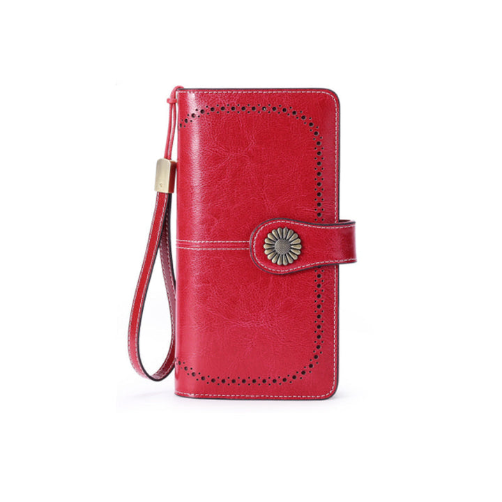 Retro lange Brieftasche mit großem Fassungsvermögen | Karnz