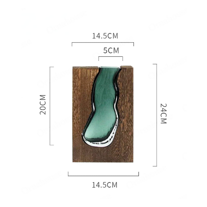 Nordische Live-Edge-Vase Karnz