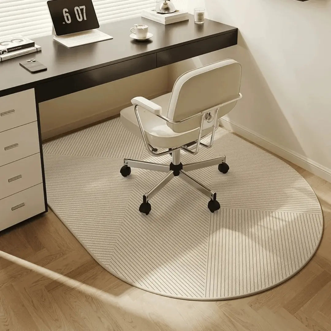 Sandsberg | FlexGuard Bürostuhl Bodenmatte – Stylische rutschsichere Schutzmatte für Hartböden & Teppiche