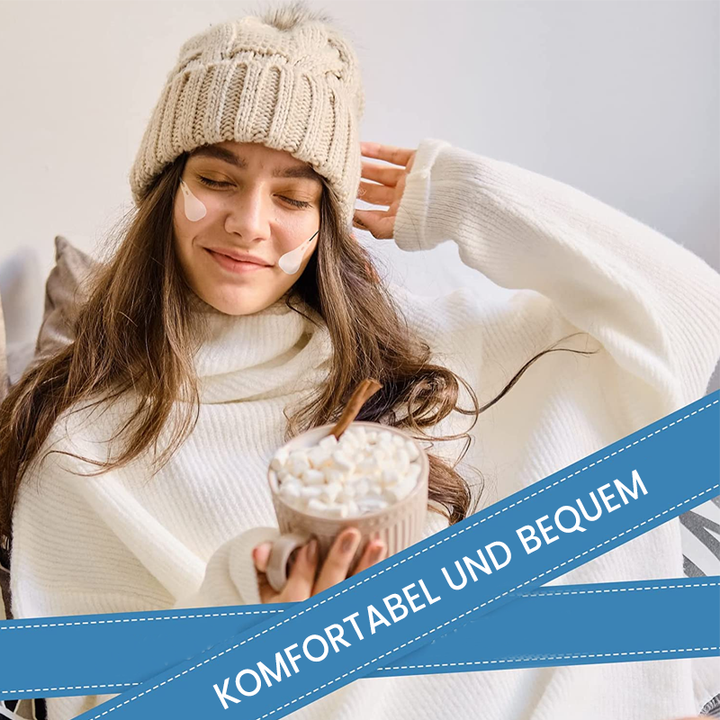 Karnz | Unsichtbare Facelift-Patches | 120er Vorratspack | Ultra-dünne 0,02mm Adhäsions-Technologie | Wasserfest & Hypoallergen | Mechanisches V-Shape Lifting | Transparent