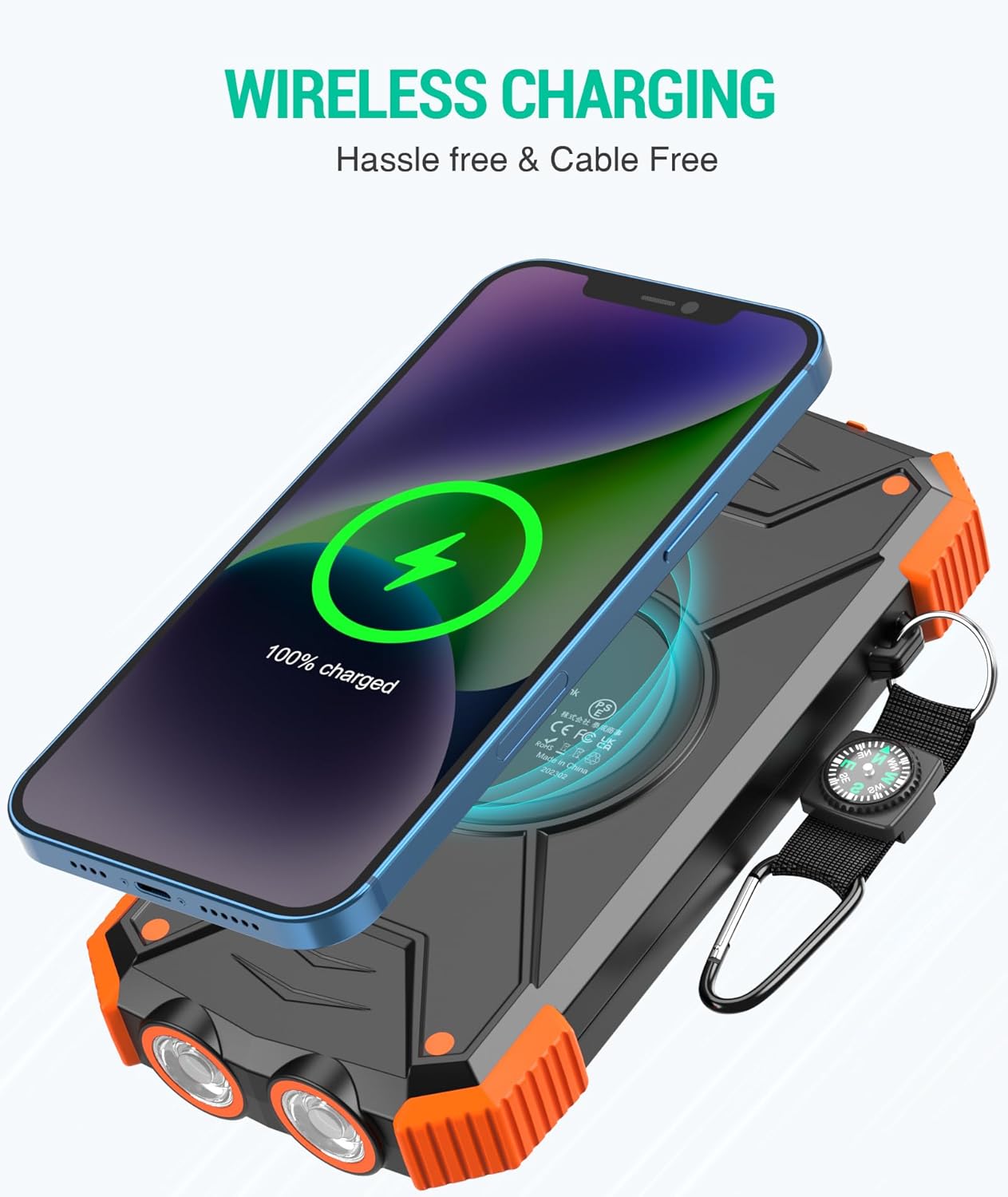 Rivanta Solar-Powerbank Notstrombank IPX4 | Karnz