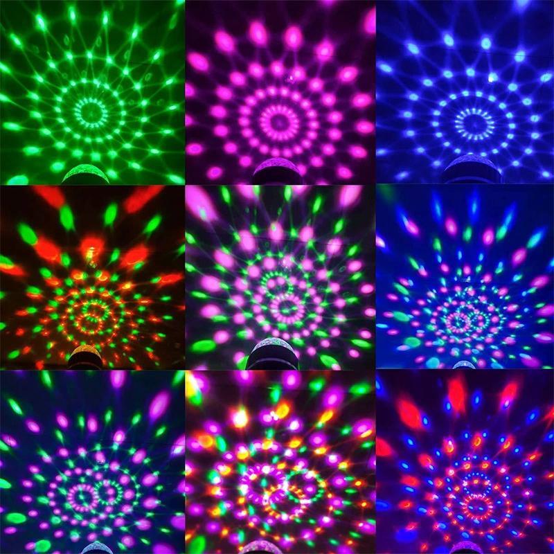 LED Disco Bunte rotierende Glühlampen | Karnz