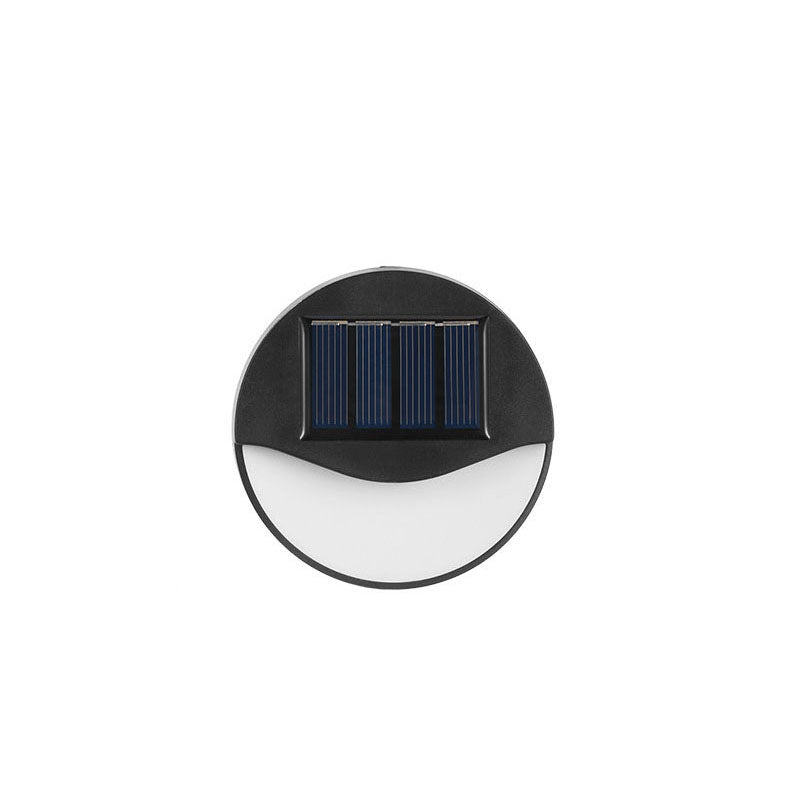 Runde/Quadratische LED-Solar-Terrassentreppenleuchte, wasserdicht, mit Solarbetrieb, wasserdicht