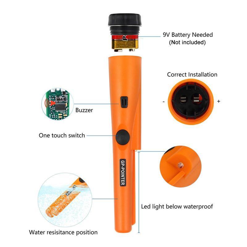 Handheld Pin Pointer Metalldetektor-Stab | Karnz