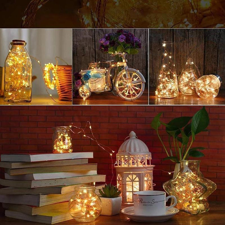 LED-Weinflaschenlichter Kork Nachtlicht DIY Decor Lift - Stück | Karnz