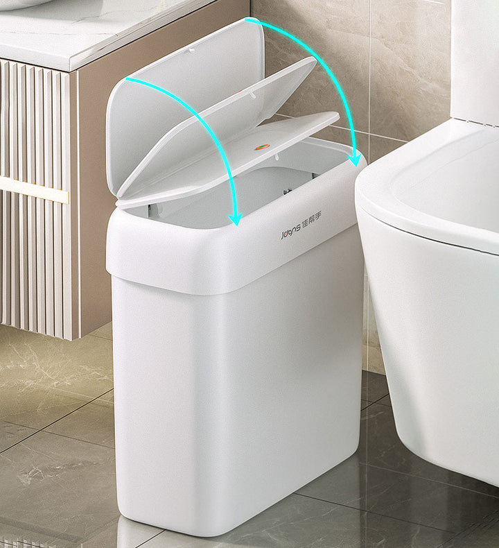 Sandsberg® Schmaler Badezimmer-Mülleimer mit Deckel Z39