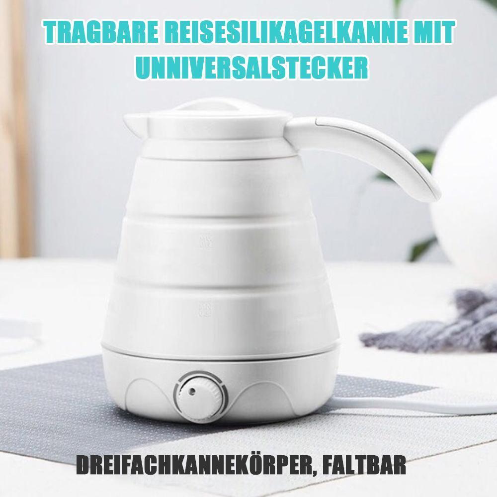 Tragbare Reisesilikagelkanne mit Unniversalstecker | Karnz