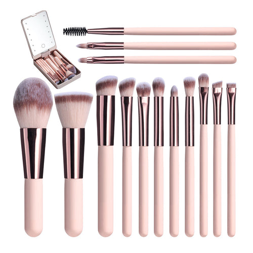 Set aus 14 Pinseln mit LED Licht | Karnz