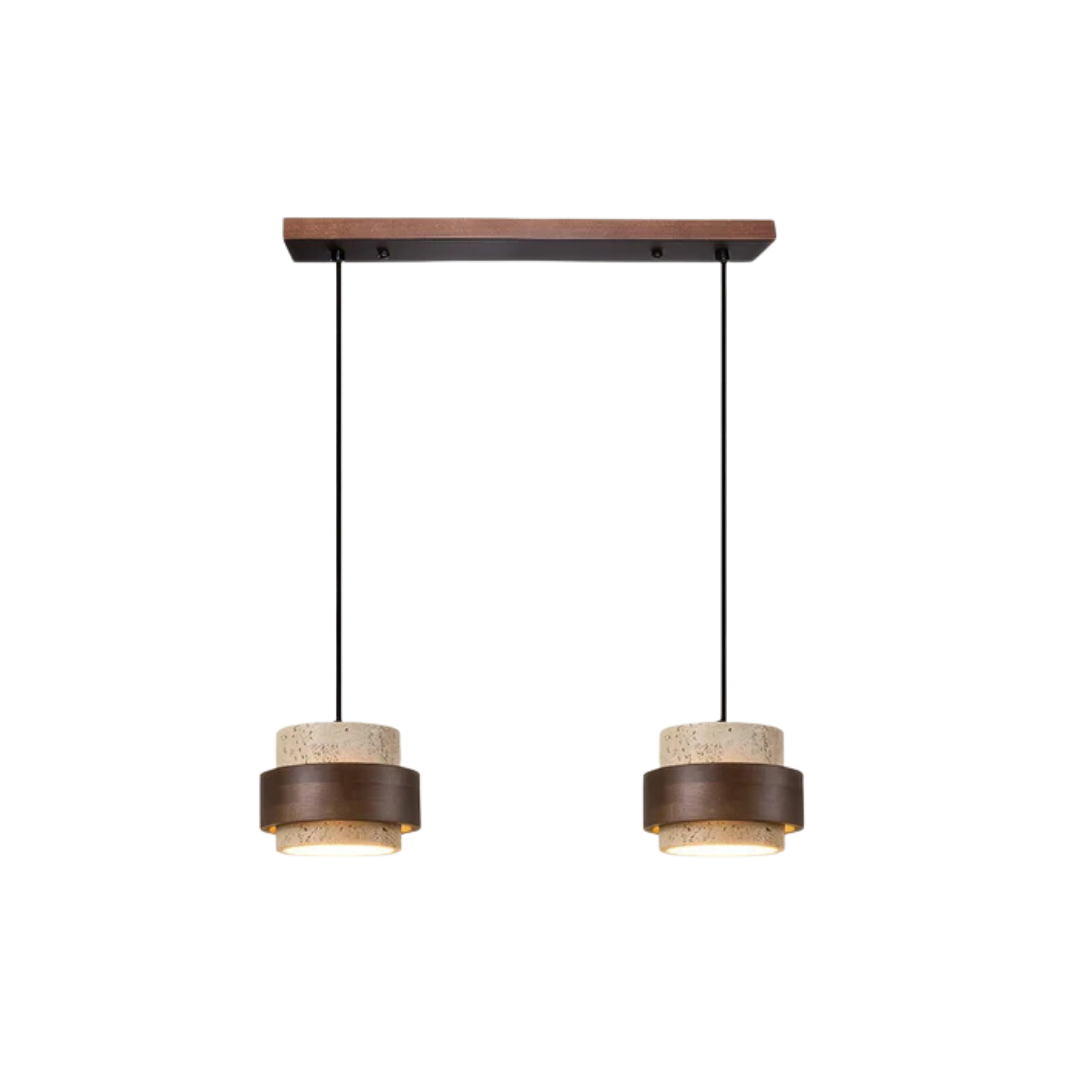 Karnz | Elegante Wabi Sabi Stil Pendelleuchte für moderne Interieurs