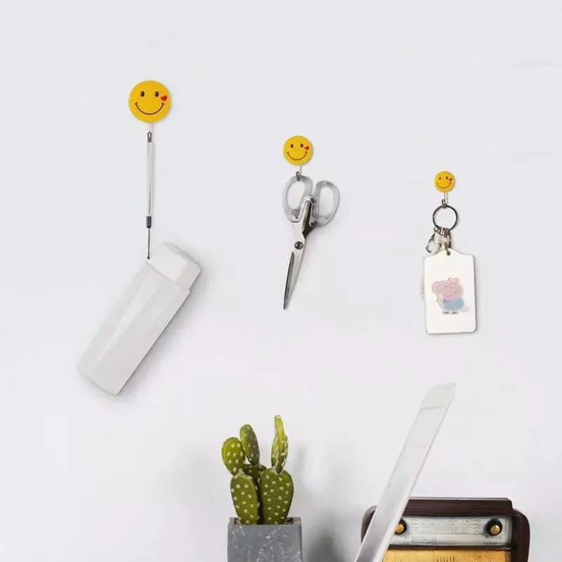 3 PCs Emoji Wandhaken Schwerlast Selbstklebender Haken Karnz