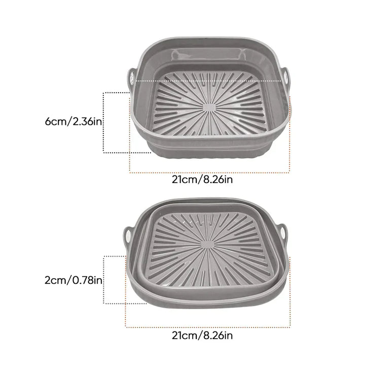Air Fryer Silikon Grillpfanne Wiederverwendbare Backform | Karnz
