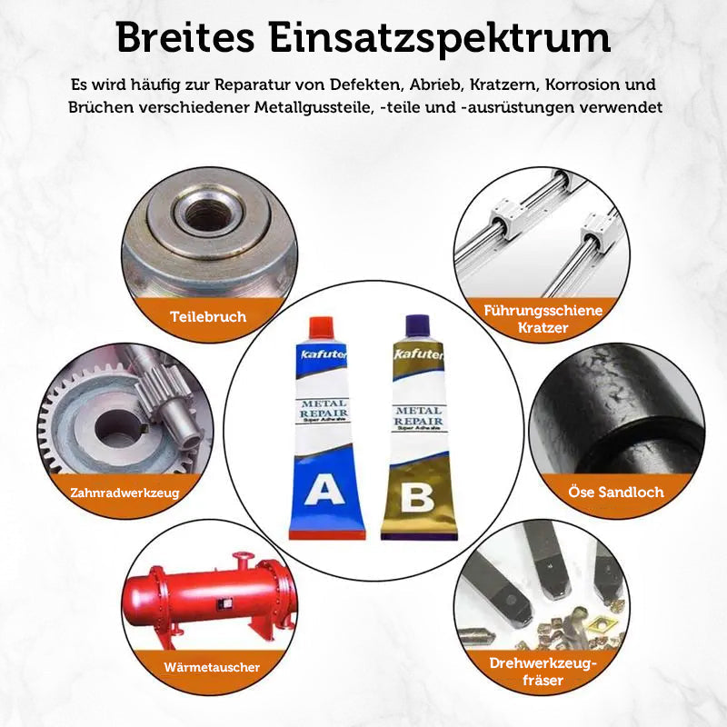 Reparaturpaste für Kaltschweißmetalle | Karnz