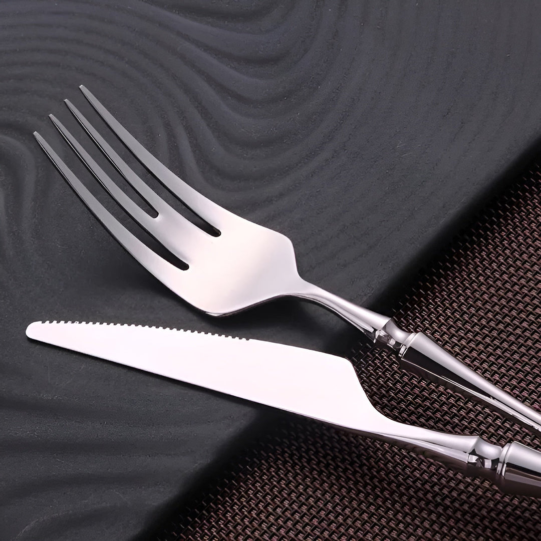 Besteckset aus Edelstahl – Langlebig und Elegant | Perfekt für den Alltag & Gäste | Karnz