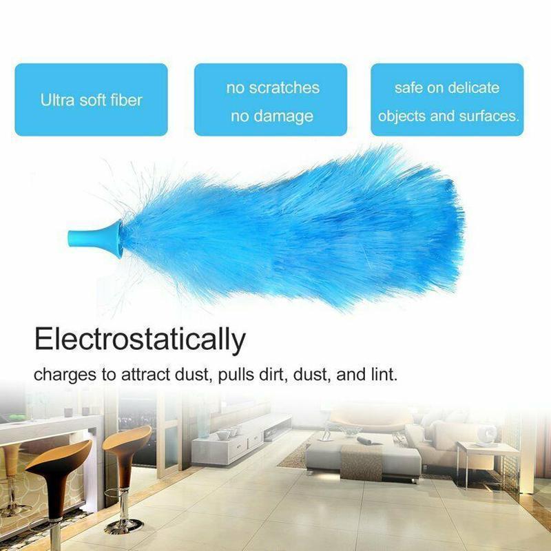 Elektrischer 360°-Drehstaubsauger mit motorisiertem Staubtuch und 2 Bürsten