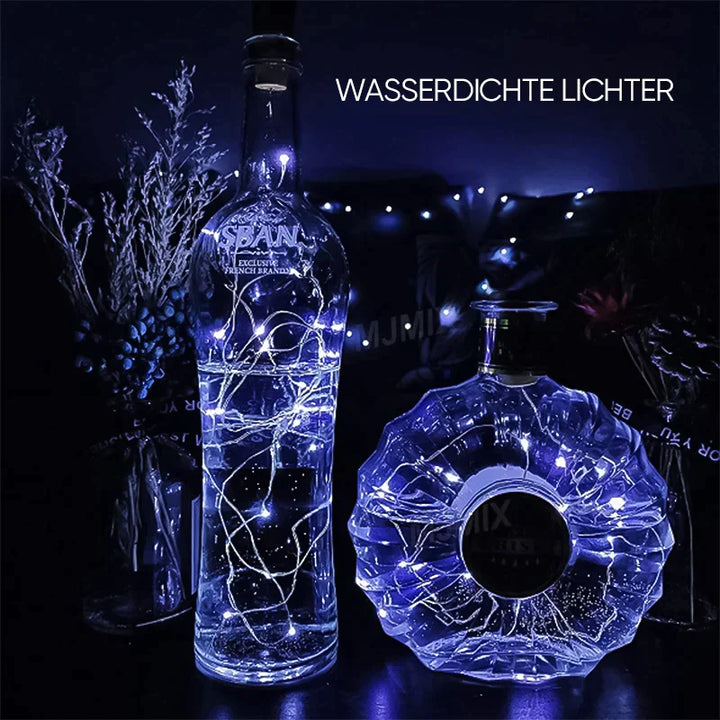 LED-Weinflaschenlichter Kork Nachtlicht DIY Decor Lift - Stück | Karnz