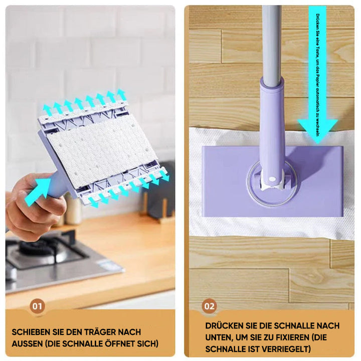Mini-Mopp mit automatischem Tuchwechsel | Karnz