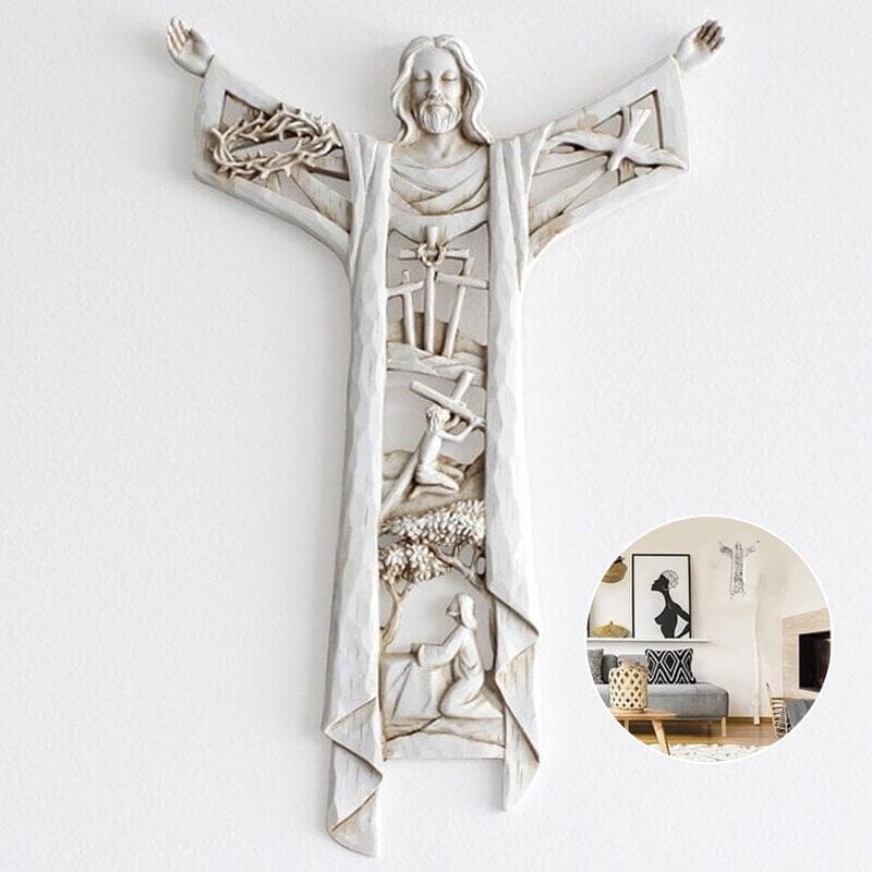 Auferstandener Christus, Wandkreuz, Jesusfiguren