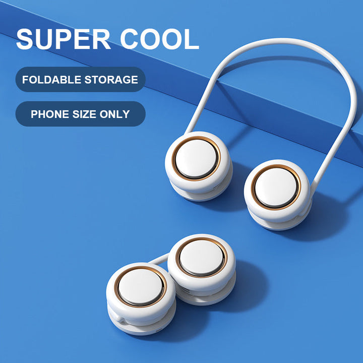 Faltbarer USB Mini Tragbarer Halsventilator | Karnz