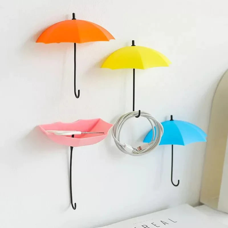 3 Stück Regenschirmhaken Set Karnz