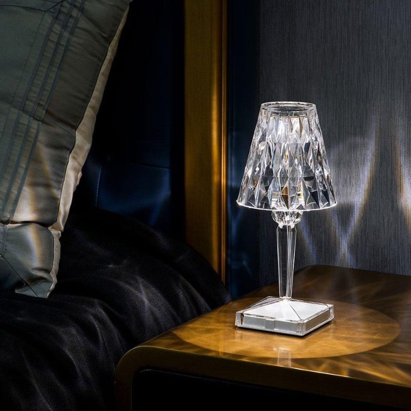 Kristall Tischlampe mit Touch-Steuerung - LumeCrystal | Karnz