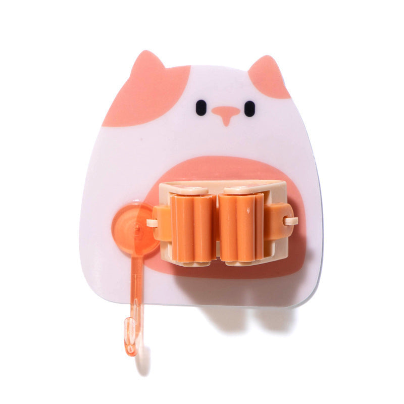 Einzelner Cartoon-Mop-Halter | Karnz