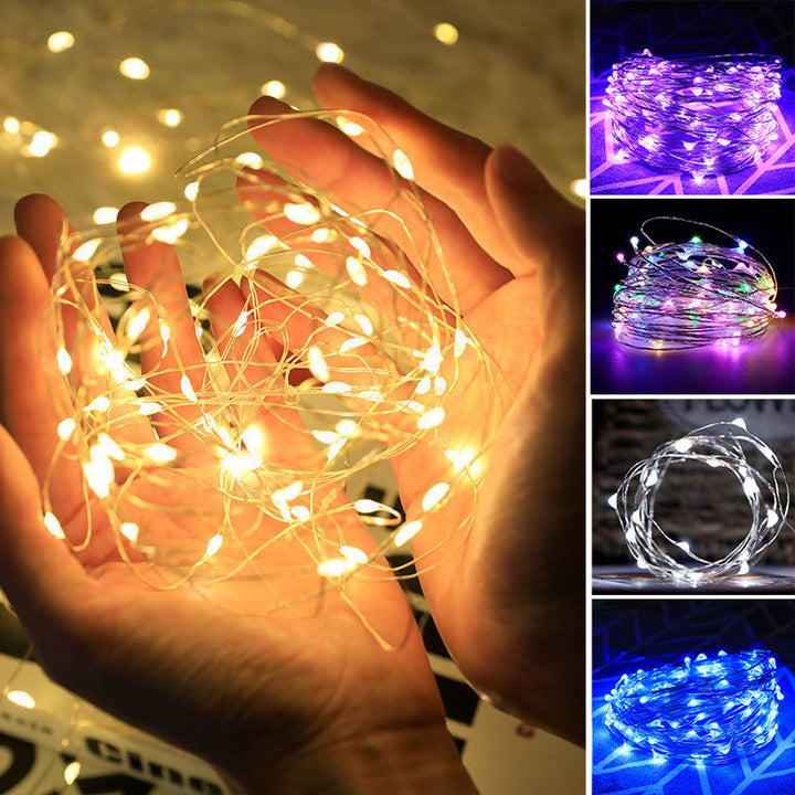Dekorative USB-Kupferdraht-Lichterketten | Karnz