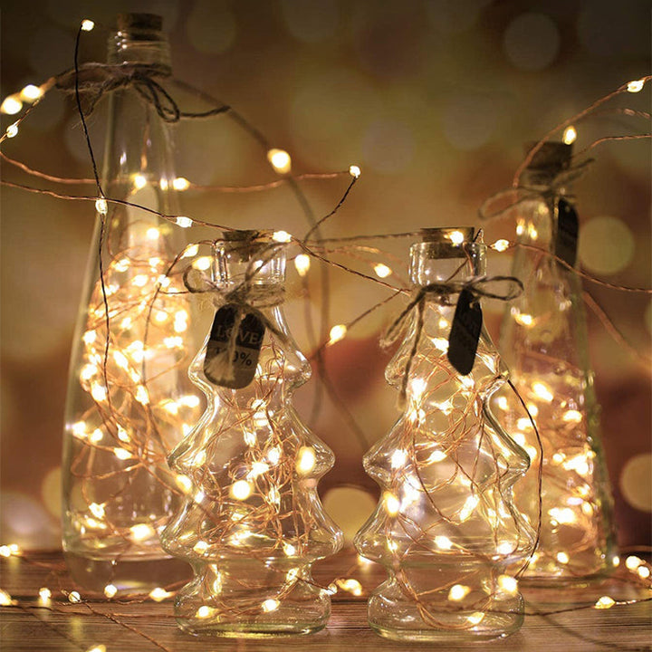 Dekorative USB-Kupferdraht-Lichterketten | Karnz