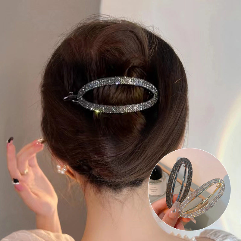 Funkelnde Kurvige Minimalistische Haarnadel | Karnz