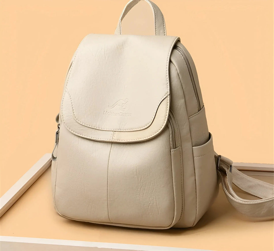 Karnz | Vintage Leder Damen Rucksack - Isabella