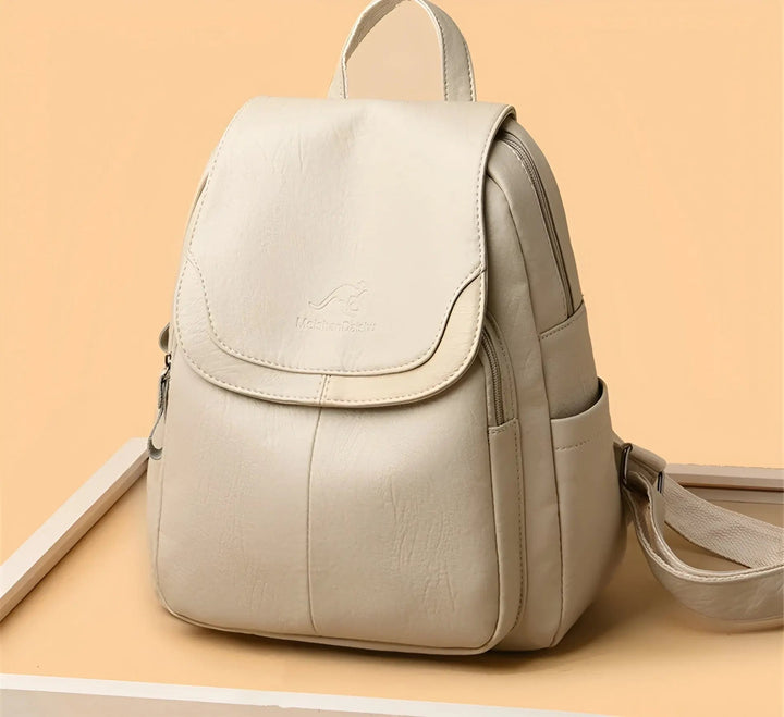 Karnz | Vintage Leder Damen Rucksack - Isabella