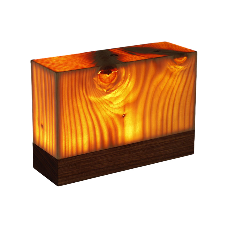Stylische LED Tischlampe - WoodGlow | Karnz