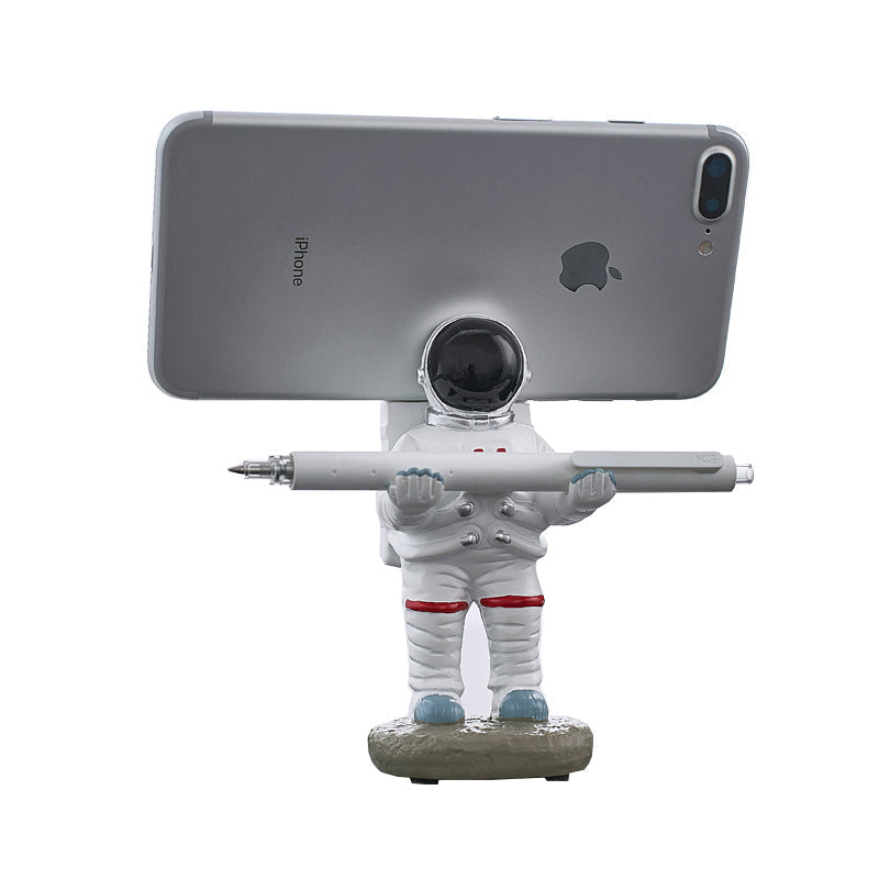 Unterstützung für Mobiltelefon oder Stift in Astronautendekorationen | Karnz