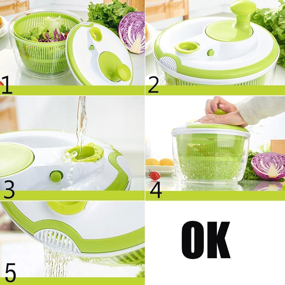 Haushalts-Salat-Dehydrator Manuelle Gemüse-Waschmaschine | Karnz