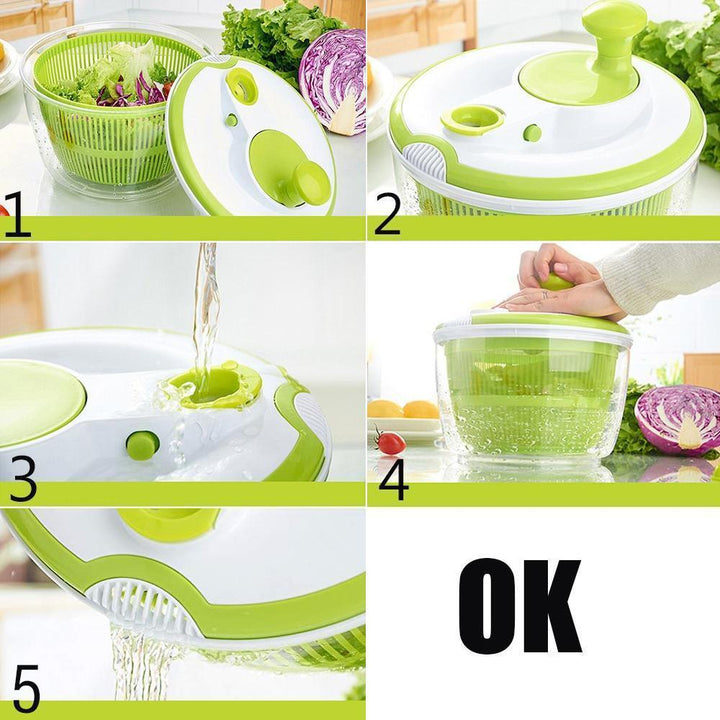 Haushalts-Salat-Dehydrator Manuelle Gemüse-Waschmaschine | Karnz