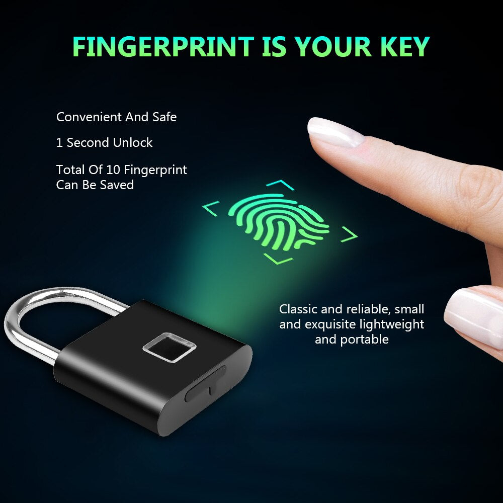 Fingerprint Schlüssel los Wiederaufladbare Türschloss | Karnz