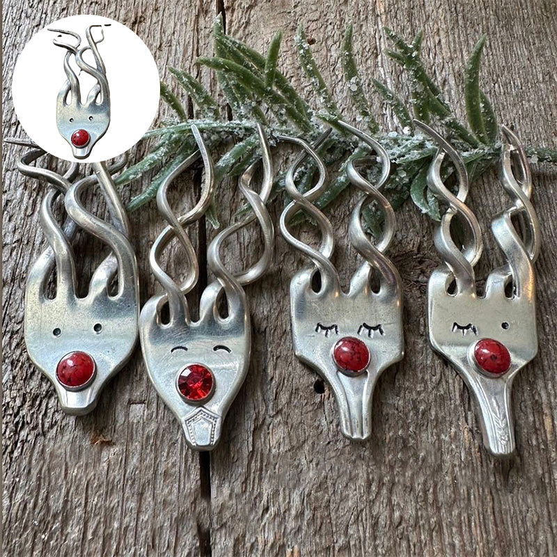 Lustiger Gabel Rentier Ornament | Karnz