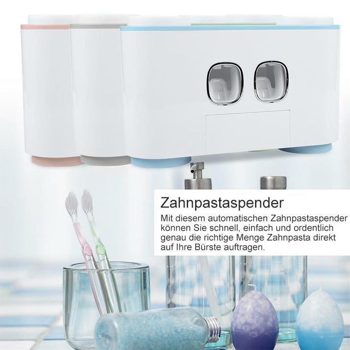 Automatischer Zahnbürstenhalter und Zahnpastaspender Set | Karnz