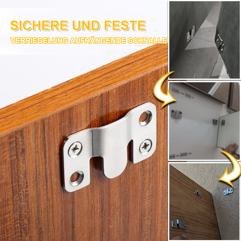 Praktische Aufhängeschnalle aus Edelstahl | Karnz