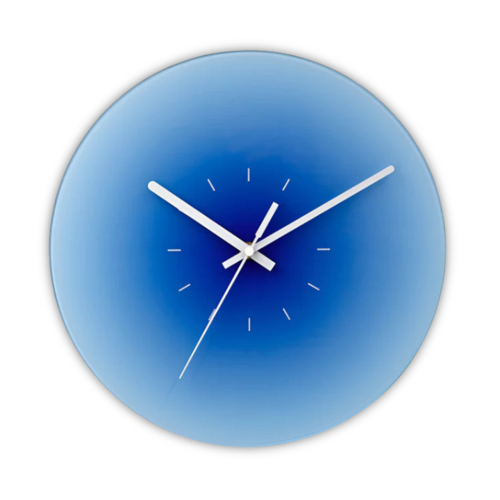 Karnz | Design Glas Wanduhr