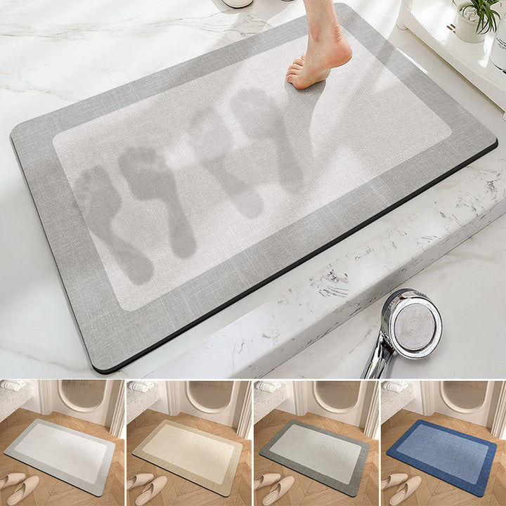 Rutschfeste Minimalismus Badezimmer Fußmatte - Super saugfähig, leicht zu reinigen | Karnz