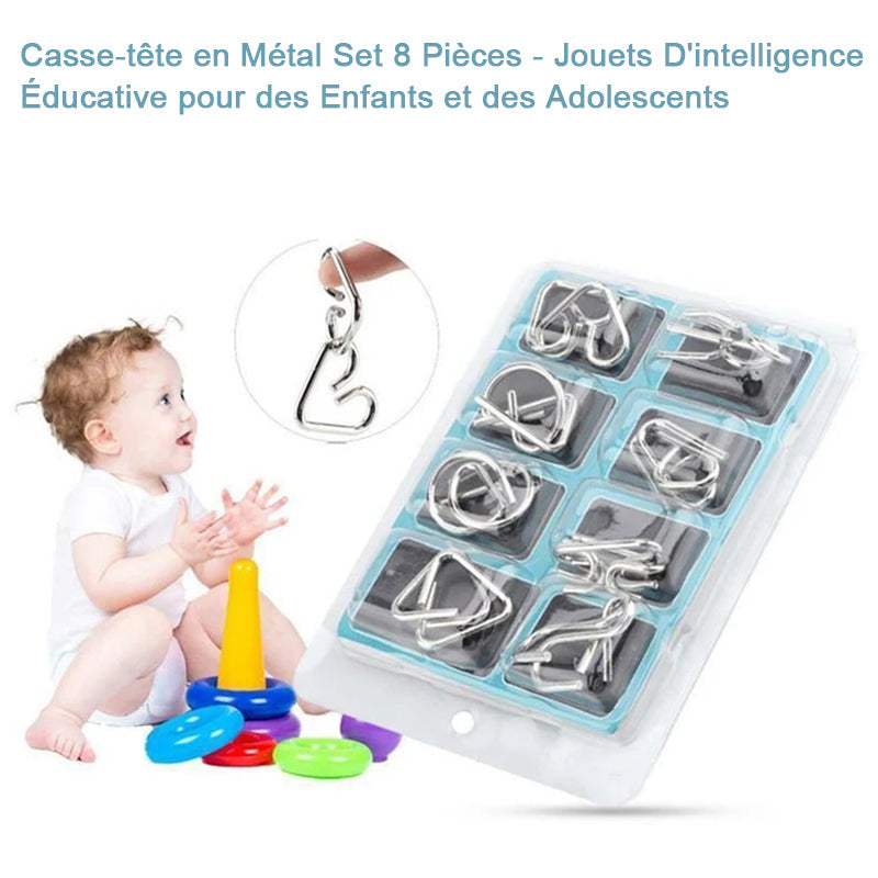 Metal Puzzle Toys Set (8 Teile) | Karnz