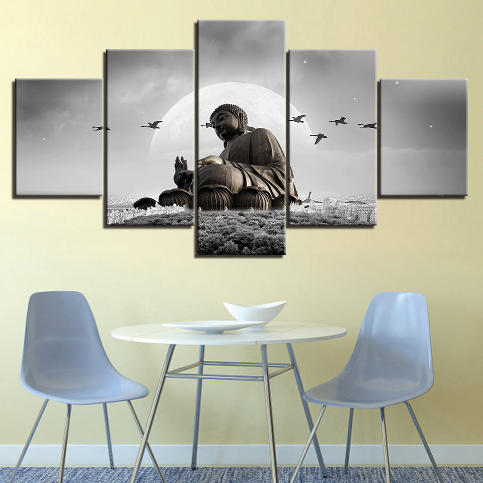 Buddha - Leinwand Wandkunstgemälde