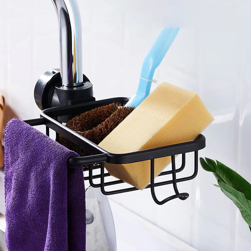 Duschhalterung für Shampoo & Seife – Edelstahl – Silber oder Schwarz – Keine Bohrungen | Karnz