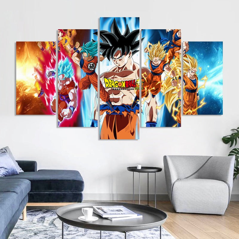 Super Dragon Ball Z - Leinwandbild