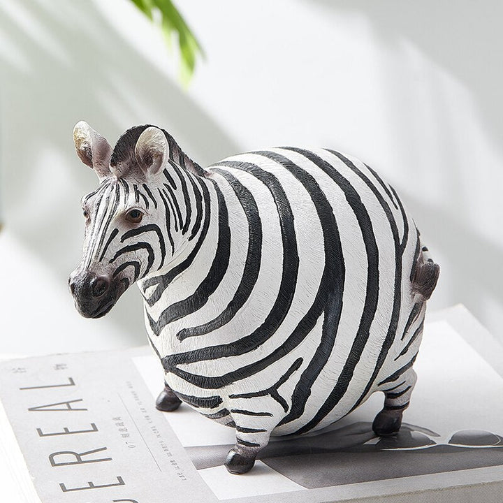 Moderne süße Zebra Harzfiguren | Karnz