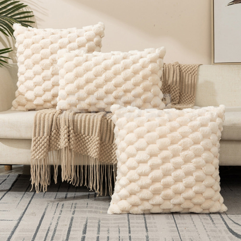 VelvetSoft Kissenbezug – Ultraweicher Plüschbezug für Sofa oder Bett | Karnz